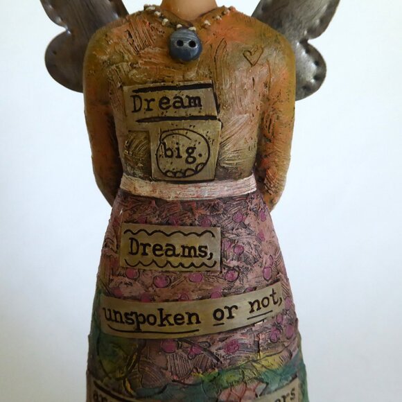 NEW 2010 DEMDACO KELLY RAE ROBERTS 9" DREAM BIG ANGEL STATUE FIGURE (NEW IN BOX) - Picture 8 of 16